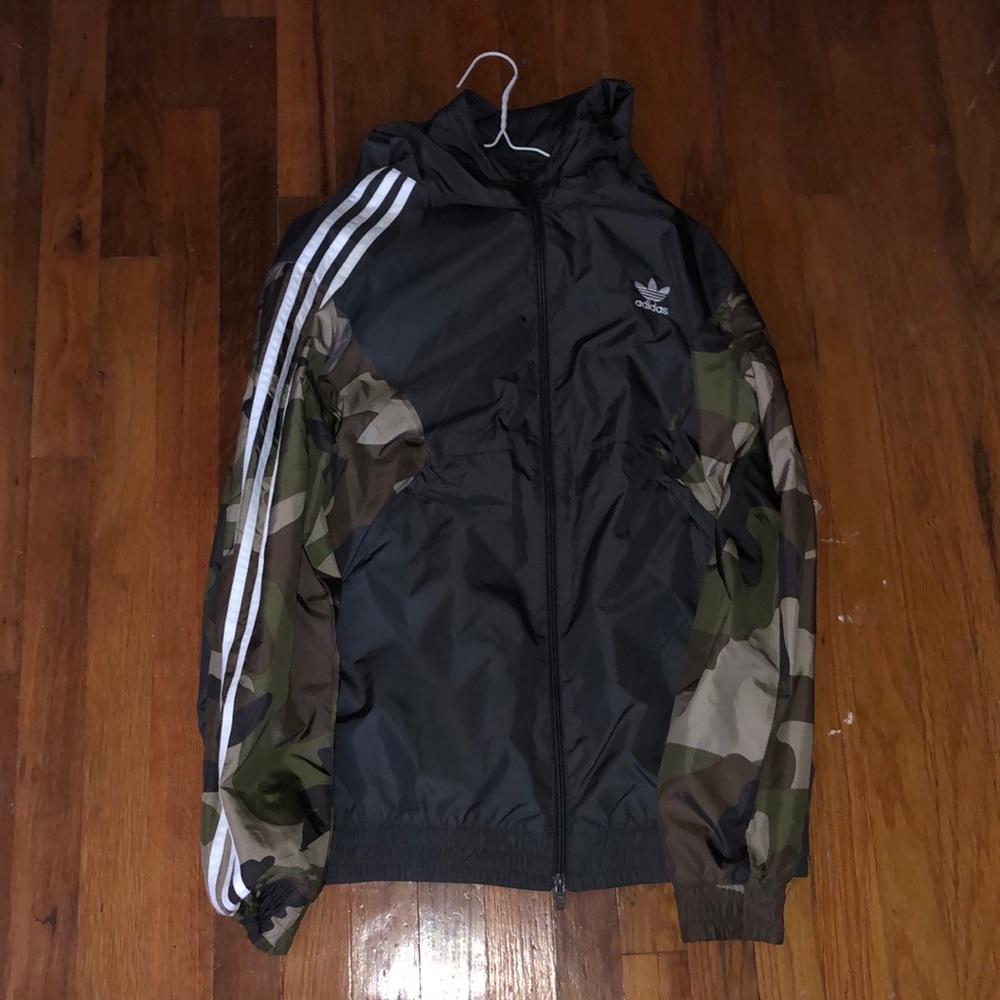 Adidas Camouflage Windbreaker